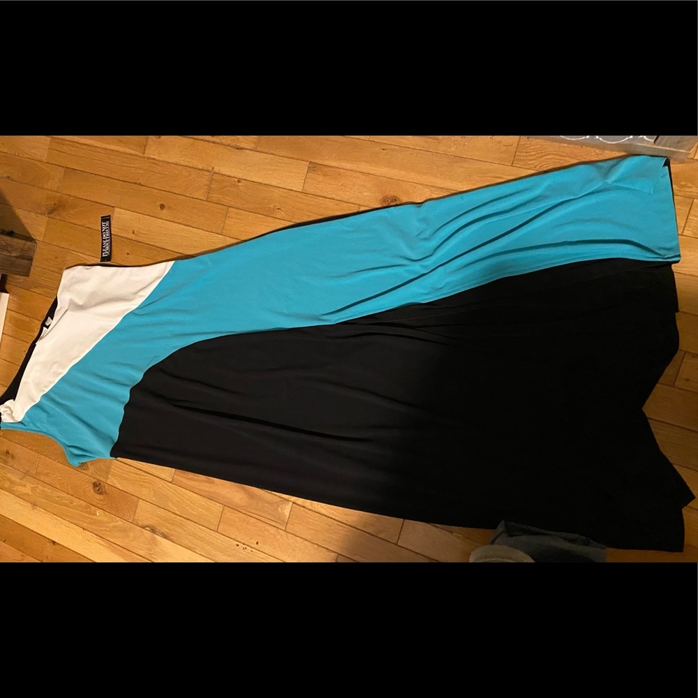 New York & Company Stretch One Shoulder Dress sz12